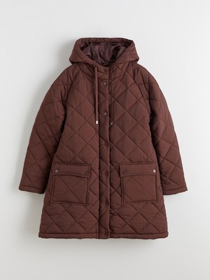 Lc Waikiki Yeni Sezon Kapüşonlu Kapitone Oversize Kadın Şişme Mont