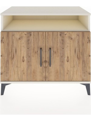 Hyperion Şifonyer 2 Raflı 2 Kapaklı 88X44X80 Aytaşı-Çam