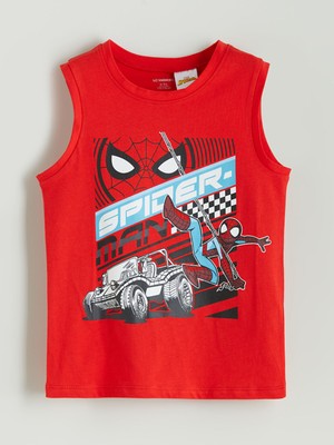 Lc Waikiki Yeni Sezon Bisiklet Yaka Spider-Man Lisanslı Erkek Çocuk Atlet