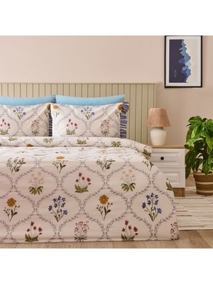 Soft Nostra Tek Kişilik Nevresim Takımı - Ekru