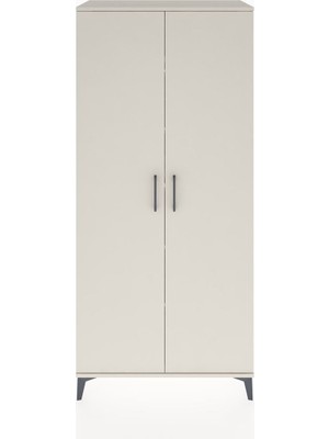 Hyperion Dolap 5 Raflı 2 Kapaklı 88X44X195 Aytaşı-Aytaşı