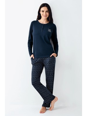 Arnetta 3429-S Kadın Uzun Kol Pijama Takım