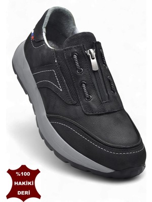 5210 Tam Ortopedik Taban Hakiki Nubuk Deri Erkek Ayakkabı Mevsimlik Erkek Ayakkabı