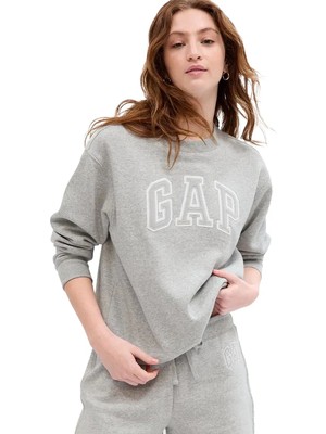 Gap Kadın Sweatshirt V-Gap Herıtage Crew