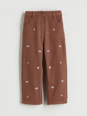 Lc Waikiki Yeni Sezon Beli Lastikli Çiçekli Kız Çocuk Pantolon