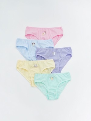 Lc Waikiki Yeni Sezon Baskılı Kız Çocuk Külot 5'li