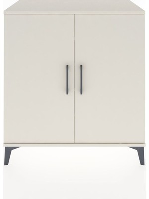 Hyperion Şifonyer 4 Raflı 2 Kapaklı 88X44X96 Aytaşı-Aytaşı