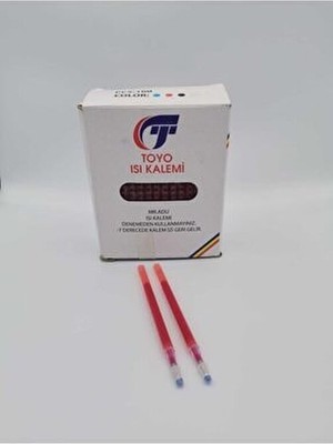 Isı ile Uçan Silinebilen Kalem (100 Adet Kırmızı)