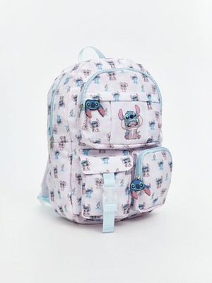 Lc Waikiki Yeni Sezon Lilo ve Stitch Baskılı Kız Çocuk Sırt Çantası