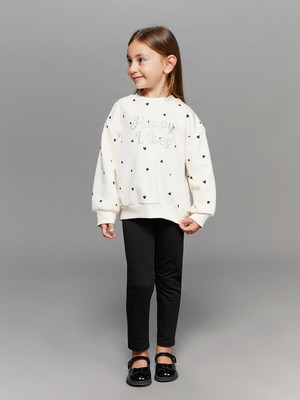 Lc Waikiki Yeni Sezon Beli Lastikli Kız Çocuk Uzun Tayt