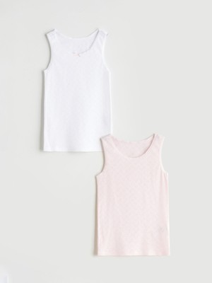 Lc Waikiki Yeni Sezon Bisiklet Yaka Kız Çocuk Atlet 2'li