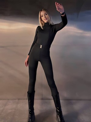 Kadın Tulum – Black Fit Modeli