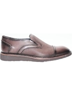 Rego Casual Erkek Ayakkabı Hakiki Deri Düz Taban ile Şık ve Rahat Kullanım