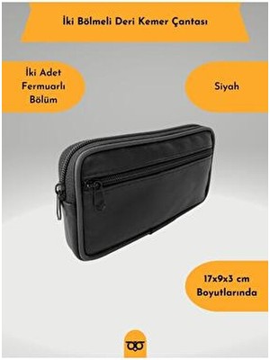 Deri Kemere Takılan Çanta Telefon Gözlük Cüzdan Anahtarlık Çantası