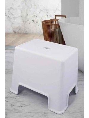 Birinci Kalite Plastik Çok Amaçlı Kaydırmaz Banyo Strong Tabure TM03