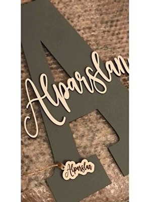 Çocuk ve Bebek Odası Harf Kapı ve Duvar Süsü Pano Isimlik