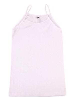 Kadın Ip Askılı Pamuk Atlet Beyaz 5 Adet