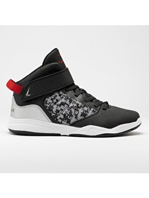 Çocuk Basketbol Ayakkabısı Cırt Cırtlı Elastik Sistemli Ayağı Kavrar Kolay Giyilir Çözülmez