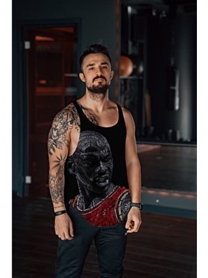Freeyez  Sporcu Atleti Jordan Gym Fitness Tank Top Örme Kumaş Nefes Alabilir Kalıp