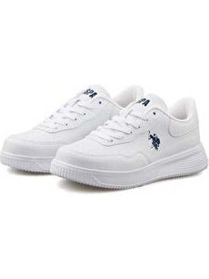 U.S. Polo Assn. Kadın Bağcıklı Tekstil Dış Materyal 3m Maybe Wmn 3fx Düz Taban Ayakkabı