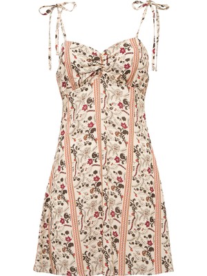 F21 Büzgülü Elbise