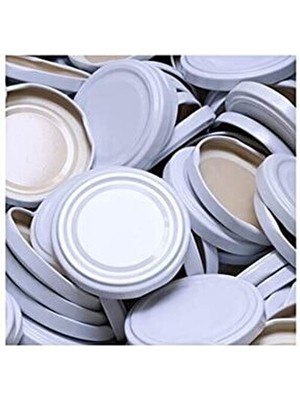 Sarten Kavanoz Kapağı Beyaz 12 Adet