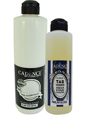 Multisurfaces H-002 Pak Beyaz 500 Ml+ Taş Vernik 250 ml