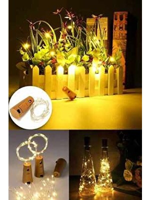 Mantar Tıpalı LED 1,5 Metre Dekoratif Parti Süsü LED Tıpa LED