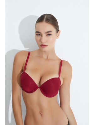 Yağmur Desen Kol Kordonlu Sütyen