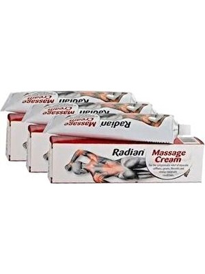 Zima Radian Masaj Kremi 100 gr x 3 Kutu Cilt Rahatlatıcı Etki Kullanım İçin