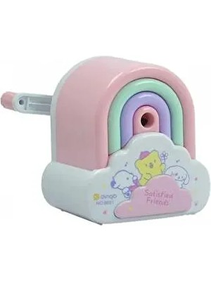 Taros Kollu Kalemtraş Rainbow Pembe 7435