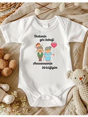 Lupi Dede Yazılı Zıbın Isimli Unisex Bebek Hastane Çıkışı Kırmızı Tema 12 Ay Özel Olay
