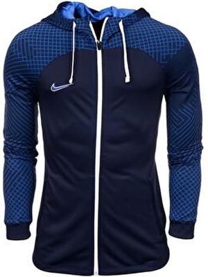 Nike Dri-Fit Strike Lacivert Erkek Ceket Kapüşonlu Uzun Kol Fermuarlı Spor Tarzı - DH8768-451
