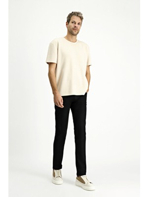 Kiğılı 6 Drop Regular Fit Standart Kesim Likralı Kanvas / Chino Pantolon