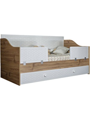 Ersel Montessori Lazerli Bebek Odası Takımı, Kapaklı Dolap,full Set 90 X190 80 x 180 Yavrulu