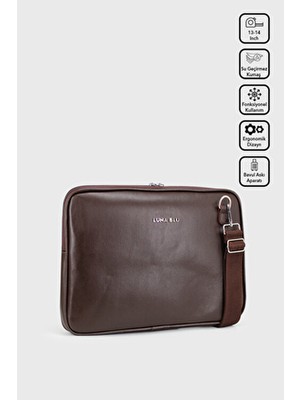 13-14" Inç Su Geçirmez Kumaş Özellikli Macbook Air-Pro Evrak Notebook Laptop Çapraz Askılı Çanta