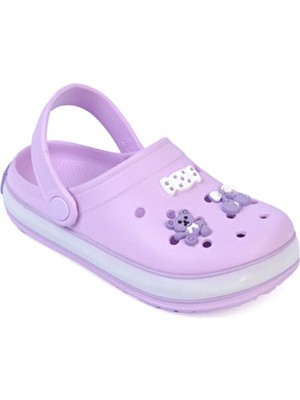 Capone Outfitters Led Işıklı Çocuk Sandalet Sevimli Ayıcık Tasarımlı