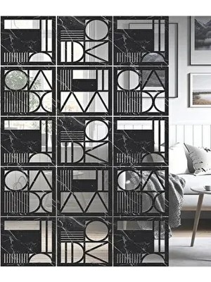 Lazer Kesim Sarkıt Paravan, Ahşap Seperatör, Panel Levha Seti Dekorasyon Ahşap Oda Bölücü Şekil