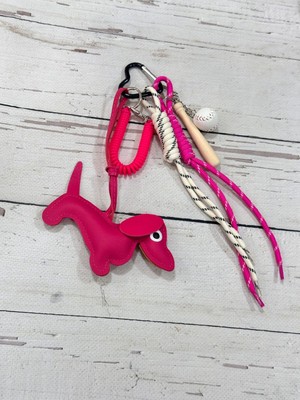 Sevimli Köpek Figürlü Charm, Çanta Süsü ve Anahtarlık