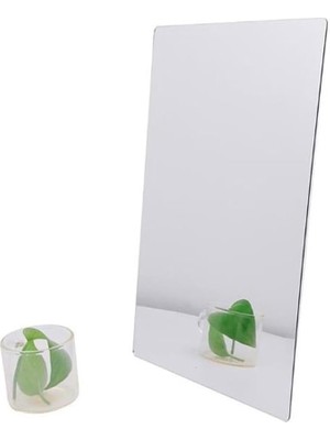 Yapışkanlı Gümüş Pleksi Ayna Pleksi Gümüş Ayna Pleksi 10 x 30CM