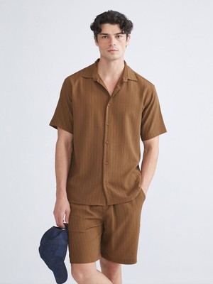 Lc Waikiki Yeni Sezon Rahat Kalıp Kısa Kollu Erkek Gömlek