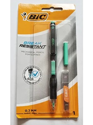 Break Resistant Yandan Basmalı 07 Uçlu Kalem + Japon 07 Uç + Silgi Yedekli Set - Renk Seçenekli