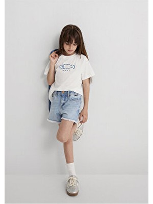 Melissa Açık Mavi Jean Şort 7410655-89489