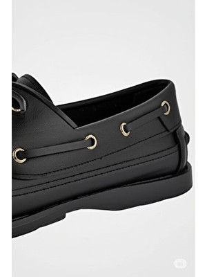 Tamamı Hakiki Deri Garantili Rahat Günlük Mokasen Tekne Stili Rahat Erkek Ortopedik Taban Ayakkabı