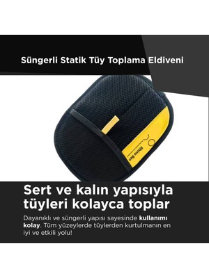 Çift Taraflı Statik Kedi Köpek Tüy Temizleme Eldiveni Giysiler, Mobilyalar ,halılar Için