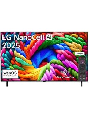 LG 65NANO90A6B 65'' 165 Ekran Uydu Alıcılı 4K Ultra HD Smart webOS LED TV