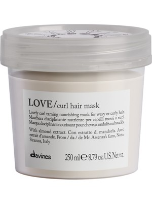Love Curl Hair Mask Bukleli Saçlar Için Bakım Maskesi 250 ml