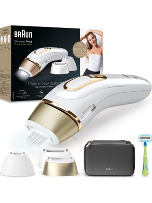Silk Expert Pro 5 PL5242 Çantalı ve 3 Başlıklı Ipl Lazer Epilasyon Aleti + Venus Tıraş Makinesi