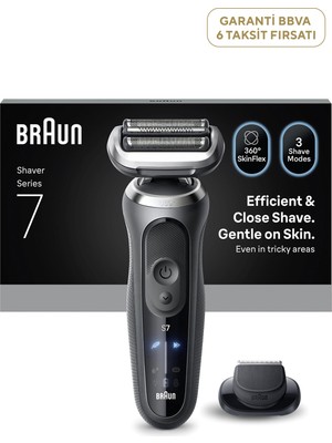 Series 7 Hassas Düzeltici Başlık Islak ve Kuru Elektrikli Tıraş Makinesi 72-G1200S
