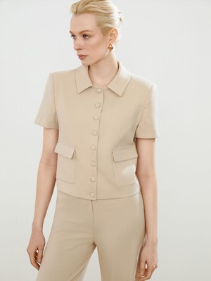 Lc Waikiki Yeni Sezon Gömlek Yaka Kadın Ceket